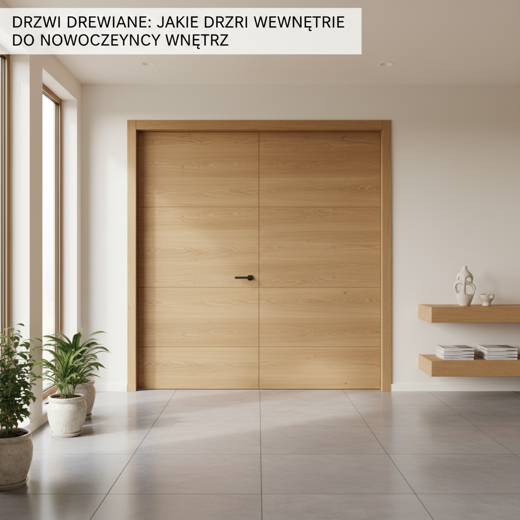 Jakie drzwi wewnętrzne do nowoczesnych wnętrz?